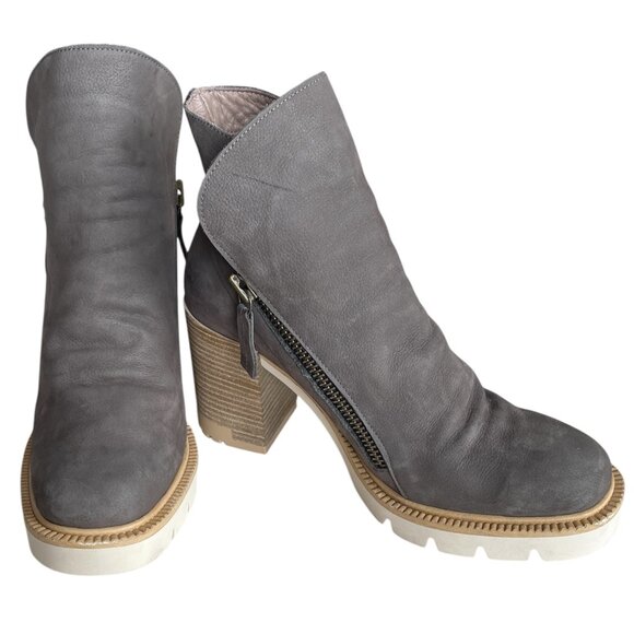 Bueno Shoes - Bueno Elliott Women's Boot Stone Nubuck , Size EU 41 US 10.5